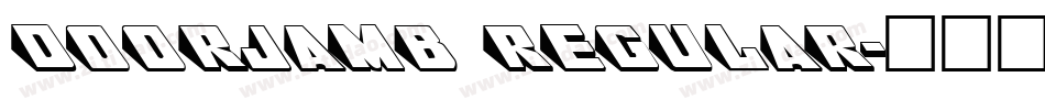 DoorJamb Regular字体转换